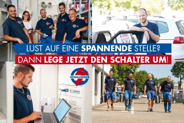 Stellenanzeige Elektro Schillinger